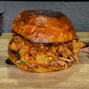 Southside Station fried chicken sandwich